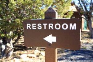 Restroom Sign in Bryce Canyon-cm