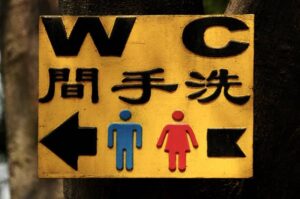 WC sign-cm