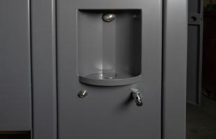 Right-hand Recessed Hand Wash Station with Soap Dispenser