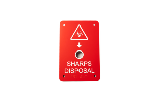 Sharps Disposal Sign